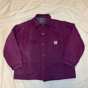 Carhartt Burgundy Work Jacket